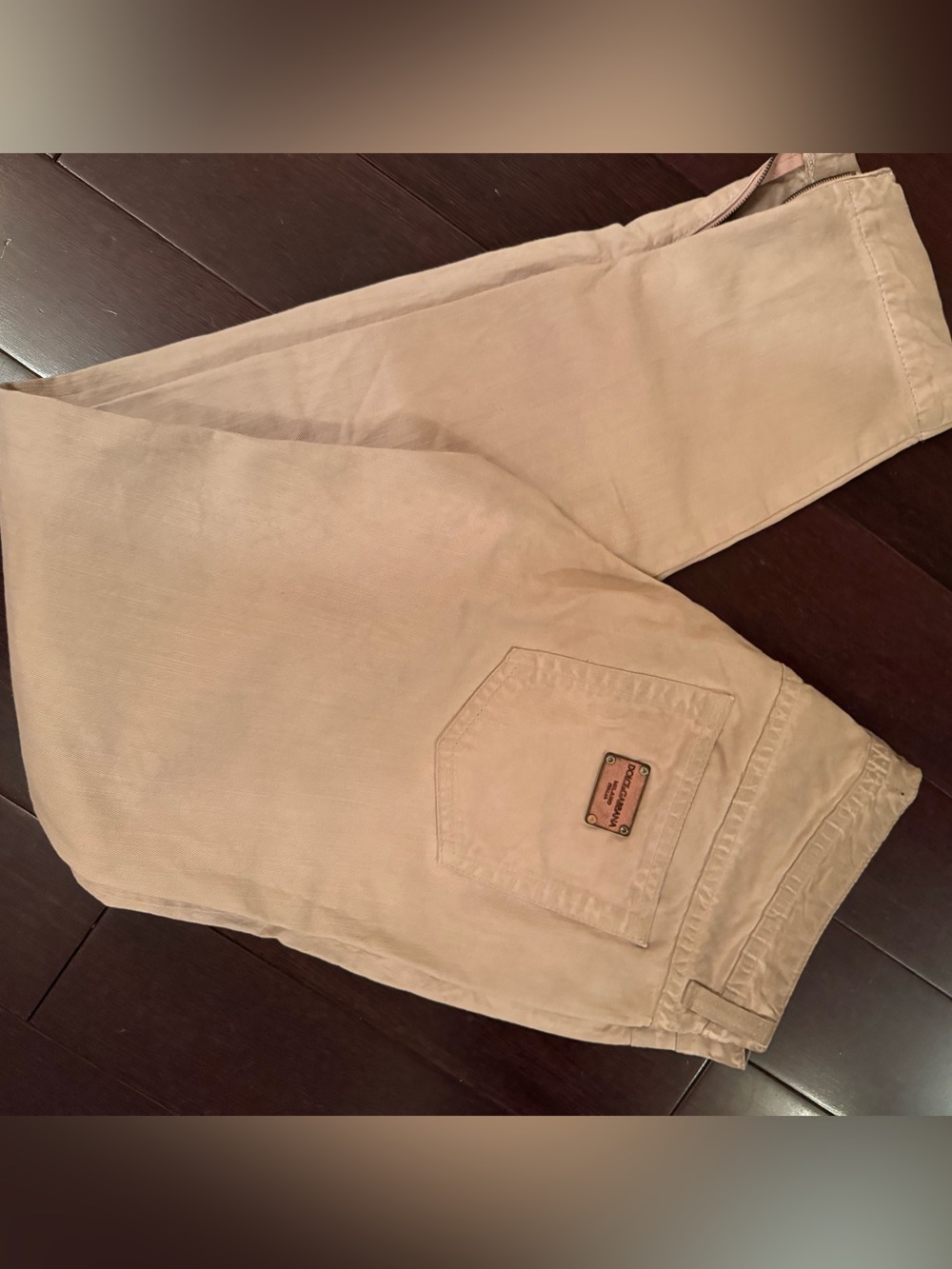 D&G  women Beige  Pants size 38 Italy or size 2 USA New without tag